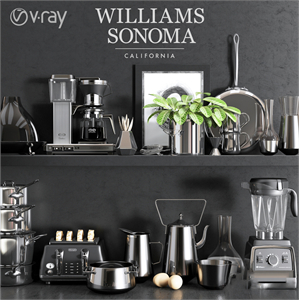 Williams Sonoma Chrome Set